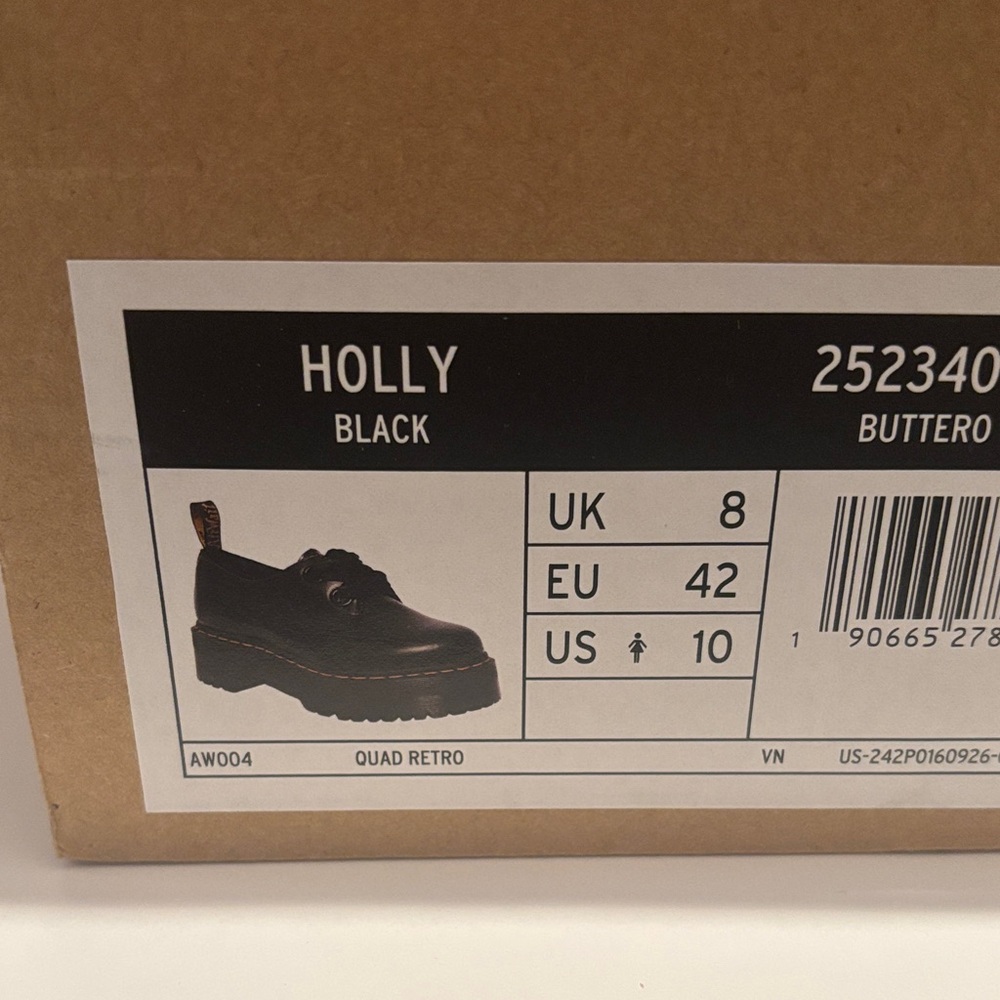 Dr. Martens Holly Black Leather - Picture 6 of 6